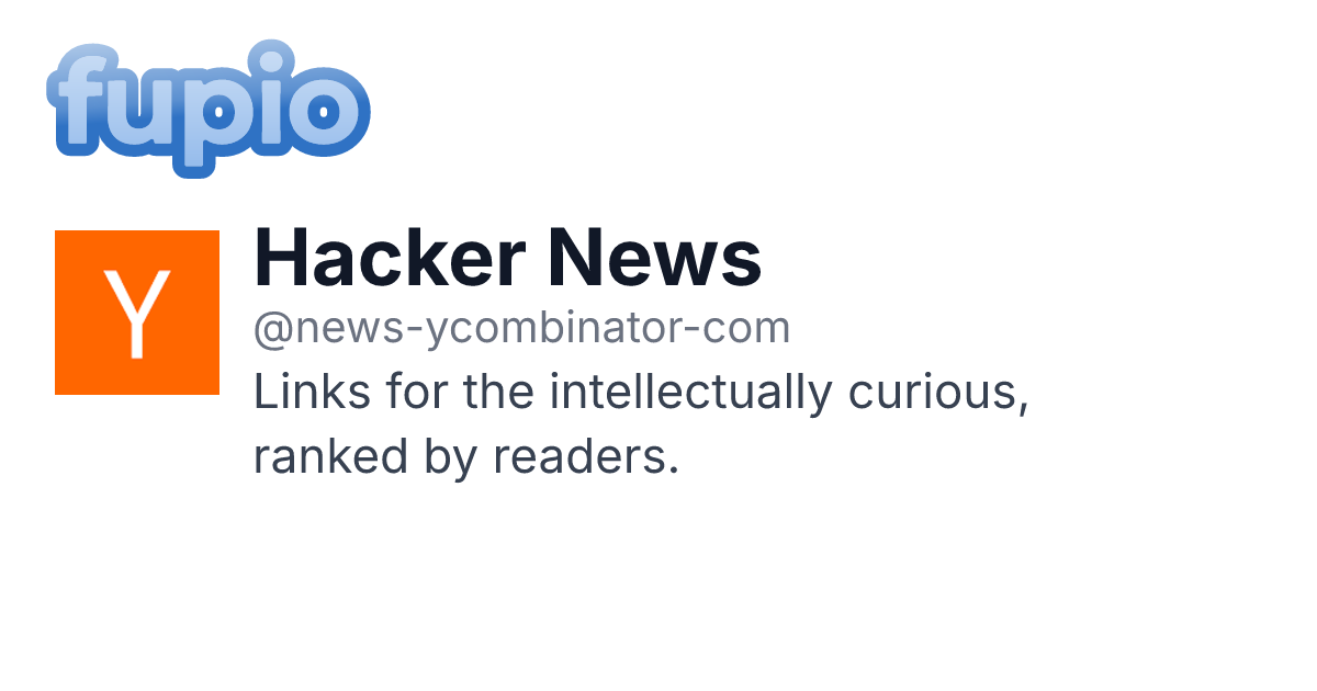 Subscribers · Hacker News · Fupio